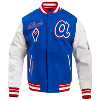 Fabricant OEM sur mesure, veste de baseball slim pour homme de haute qualité, col montant sportif, hiver, logo sur le devant, 100% laine