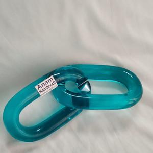 Chaîne en acrylique moderne personnalisée Accents muraux faits à la main en résine ornementale moderne suspendue pour la décoration intérieure Diwali Festival Ready - Product Image 2