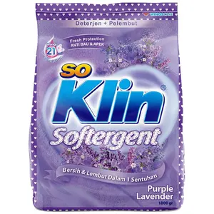 So Klin Softer gent 1,8 kg Lila Hochwirksames Waschpulver Neuer Großhandel für Waschmittel