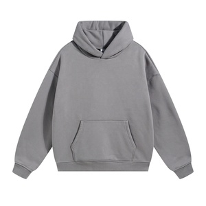 Sudaderas Lisas al por Mayor, Sudaderas con Peso de 400-500 GSM, Sudadera Extra Grande, Sudadera con Hombros Caídos, Conjunto de Sudaderas Pesadas - Product Image 1
