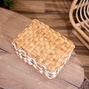 ตะกร้าเก็บของสานมือจากใยมะพร้าวธรรมชาติ เป็นมิตรกับสิ่งแวดล้อม ของตกแต่งบ้าน - Product Image 5
