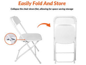 เก้าอี้ชายหาดทำจากเรซินสีขาวสไตล์วิมเบิลดันแบบพกพาสำหรับห้องนั่งเล่นสวนรับประทานอาหารในงานแต่งงาน - Product Image 4