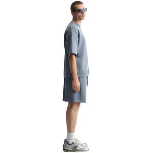 Conjunto de Camiseta y Pantalones Cortos de Algodón y Poliéster para Hombre, Ropa Deportiva Informal de Verano, Traje de Entrenamiento Ligero y Transpirable de Dos Piezas - Product Image 2