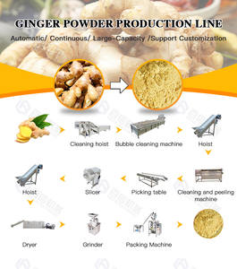 Vente à chaud Ligne de traitement de l'ail et du gingembre Machine de traitement de la poudre de gingembre Prix de la machine de traitement du gingembre - Product Image 5