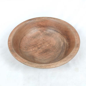 Nuevo Plato de Madera de Acacia con Acabado Pulido, Vajilla de Lujo, Plato de Madera para Servir, para Uso en el Hogar, Hoteles y Restaurantes - Product Image 1