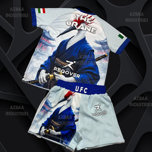 รับเสื้อฝึกซ้อมและกางเกงขาสั้นคุณภาพระดับพรีเมียมชุดนักสู้ตามสั่งผลิตได้ตามต้องการ - Product Image 6