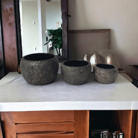 Unique Ferme Moderne Noir Antique Rustique Multi-usages Fini À La Main Décor À La Maison Indien Vide Métal Bougie De Noël Votive