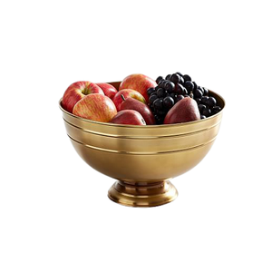 Bol à fruits couleur or en acier de qualité supérieure pour table de cuisine bol de service décoratif à salade de fruits - Product Image 1