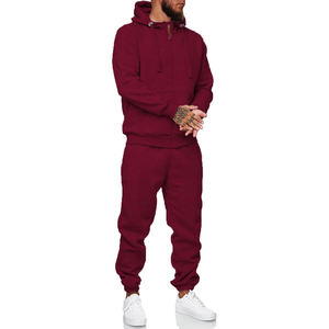 Chándales de Invierno para Hombre de Alta Calidad, Sudaderas con Capucha de Alta Demanda con Patrón Sólido, 100% Algodón, Ropa Masculina Más Vendida - Product Image 1