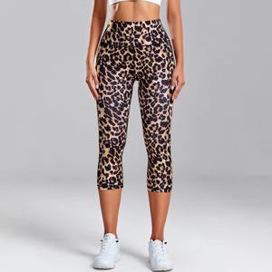 Leggings de gymnastique pour femmes taille haute élastique deux pièces pantalons de yoga avec poches vêtements de sport collants de course porter - Product Image 4