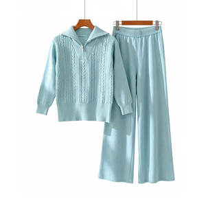 ชุดเซ็ตสองชิ้นแฟชั่นผู้หญิงทรงโอเวอร์ไซส์ สไตล์ลำลอง ชุดเซ็ตสองชิ้นแฟชั่นโอเวอร์ไซส์สำหรับสไตล์สตรีทและลำลอง - Product Image 1