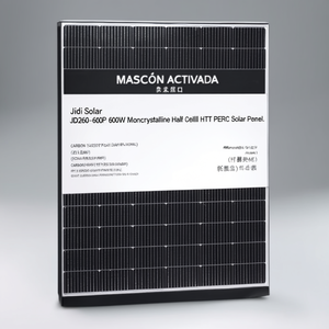 แผงโซลาร์เซลล์ Jidi Solar JD260-60P 600W โมโนคริสตัลไลน์แบบฮาล์ฟเซลล์ HJT PERC - Product Image 2