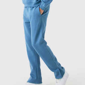 Ensemble de survêtements pour hommes de couleur unie ensemble de survêtements automne hiver tenues décontractées pantalon de survêtement à fermeture éclair et ensemble de sweat à capuche homme 2 pièces - Product Image 4