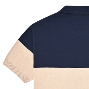 Mens Color Block Knit Polo Shirt Short Sleeve Casual Breathable Soft Lightweight <b>Classic</b> Collar Summer Smart Casual Top Wear - Product Image 4