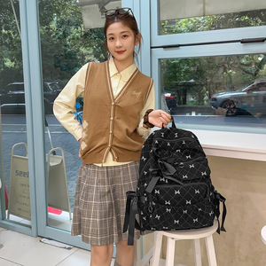 Mochila para mujer, mochila impermeable para exteriores de gran capacidad, mochila para ordenador portátil de viaje, mochila escolar ligera para viajes y uso diario - Product Image 3