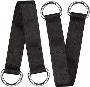 Sangles suspendues pour balançoire d'arbre Sangles de force robustes réglables avec crochets Sangles de balançoire 2PCS - Product Image 4