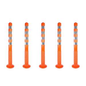 Poteau de signalisation routière flexible 100 x 8 cm (TPU) – Lot de 5 – Barrière de circulation - Product Image 2