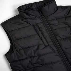 Chaleco Acolchado Estilo Hip Hop para Hombre, con Cierre de Cremallera, Impermeable, Transpirable, Informal, con Logotipo Personalizado, para Otoño - Product Image 3