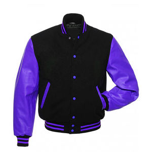 Vêtements tendance les plus vendus veste Letterman nouveau style de vestes coupe-vent pour hommes veste en stock - Product Image 3