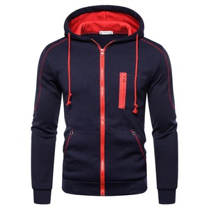 Sudaderas con cremallera hechas en Pakistán de alta calidad para hombres Sudaderas con capucha con contraste de color a la moda para hombres a bajo precio - Product Image 2