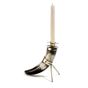 Elegant Buffalo Horn Candle Stand For Dining Table Glossy Ox Horn Candle Holder For Accent <b>Lighting</b> - Product Image 6