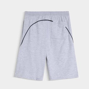 Short d'été de haute qualité pour hommes brodé motif solide coton respirant taille moyenne fermeture à cordon confortable élégant - Product Image 6