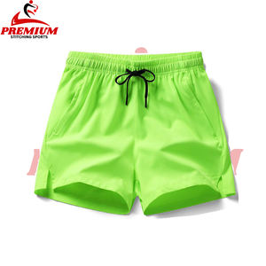 กางเกงว่ายน้ำขาสั้นแฟชั่นชายหาดของผู้ชายกางเกงขาสั้นบาสเก็ตบอลตาข่ายขนาดใหญ่แบบลำลองสีกำหนดเองสำหรับฤดูร้อน - Product Image 2