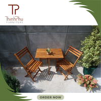 Ensemble de meubles contemporains en bois massif pour la vente en gros : table basse, chaises, bar à domicile, restaurant, hôtel, tailles personnalisées, pliables, pour l'extérieur