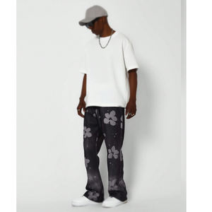 Pantalones transpirables para exteriores de Pakistán Flare Fit Jogger con estampado completo Los hombres de moda usan Joggers - Product Image 3