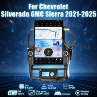 Autoradio GPS Navigation Multimédia Lecteur DVD Android 14 17,2 pouces pour Chevrolet Silverado GMC Sierra 2019-2024