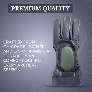 Gants de tir à l'arc à dragonne réglable en gros Gants de tir à l'arc respirants antidérapants à prix très bon marché - Product Image 3