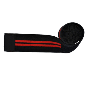 Logo personnalisé 71*3 pouces Sangles de genou en néoprène Équipement de sécurité sportive pour l'haltérophilie Powerlifting Gym Fitness Workout Wraps - Product Image 4