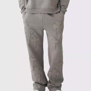 ชุดวอร์มแบบมีฮู้ด กางเกงขายาว ชุดจ็อกเกอร์ คุณภาพสูง รับทำโลโก้ตามสั่ง ขายส่ง ผ้าฝ้าย 100% 380 400gsm ไซส์พลัส สำหรับทุกเพศ - Product Image 5