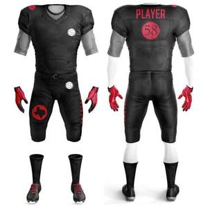 Uniformes personnalisables de football américain pour jeunes Équipement d'entraînement respirant - Product Image 5