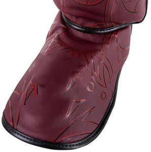 Protège-tibias professionnels en cuir PU de haute qualité pour entraînement de kick-boxing, protection des jambes unisexe écologique IMI-SP-01 - Product Image 5