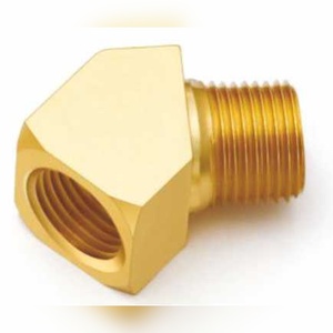 Conector de Tubería de Latón de Alta Calidad, Codo de 45 Grados, Rosca Macho y Hembra, Accesorio de Plomería Duradero - Product Image 6