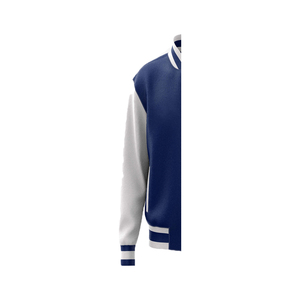Veste universitaire en cuir véritable sur mesure, vente en gros d'usine, conception OEM, respirante, coupe-vent, haute qualité, broderie sur le devant pour hommes - Product Image 6