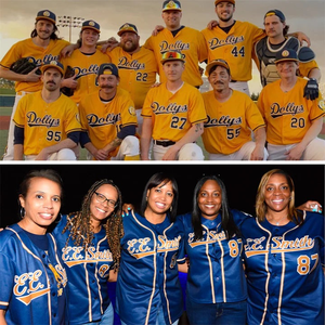 Camiseta de béisbol color marfil para hombre, nombre y número del equipo personalizados, ribete rojo, cuello en V, manga corta, uniforme deportivo de poliéster transpirable - Product Image 6