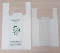 Sacs de courses en polyéthylène haute densité (HDPE) de haute qualité, imprimés en gravure avec logo personnalisé de la marque AAB HARVEST, recyclables, pour supermarchés.