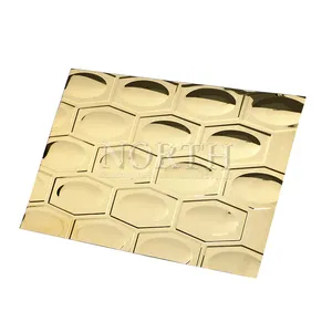 High Quality 201/304/316 Customized Ral Color Copper Colour Stainless Steel Colorful Decorative Sheet