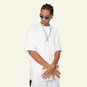 เสื้อยืดแขนสั้นพิมพ์ลายสกรีนผ้าฝ้ายแท้ขนาดใหญ่โอเวอร์ไซส์ - Product Image 3