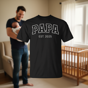 เสื้อยืดคุณพ่อมือใหม่ ปี 2025 สำหรับคุณพ่อที่กำลังจะเป็นพ่ออยู่ - Product Image 3