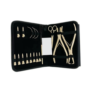 Custom Label Professional Stainless Steel Hair Extension Pliers Kit with Alligator Clips & Scissors - Product Image 4