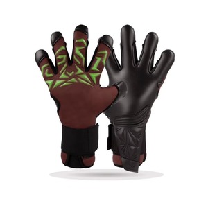 Guantes de fútbol de látex de agarre fuerte para porteros Protección de dedos Equipo de portero de fútbol al aire libre - Product Image 6
