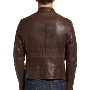 Veste en cuir coupe-vent durable pour hommes de qualité supérieure Offres Spéciales vêtements pour hommes de meilleure conception avec des vestes de compétition - Product Image 2