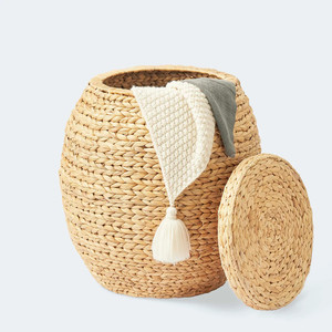 Cesta de Almacenamiento de Jacinto de Agua con Tapa, Mejor Precio, Hecho en Vietnam - Product Image 4