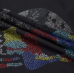 Personnalisé Noir Haute Qualité Logo Hommes Crâne Araignée Couleur Épais Bling String Crâne Hommes Surdimensionné Strass À Capuche Madeby URBANGAZER - Product Image 6