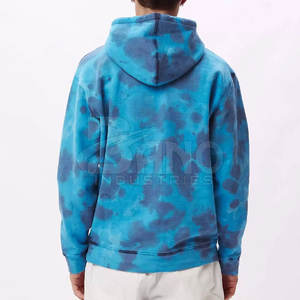 Wholesale Customized Breathable Tie Dye Hoodies Solid Color with Unique Print Pattern XS Size Latest Style <b>Fleece</b> Hooded <b>Jacket</b> - Product Image 4
