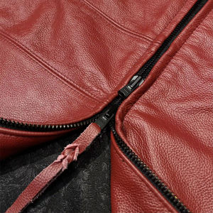 Écusson de broderie personnalisé avec logo golf pour hommes chemises à col montant anti-rides grande taille streetwear uni vierge en cuir PU pour printemps - Product Image 4