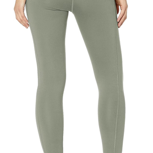 Mallas con logotipo personalizado para mujer, ropa deportiva de cintura alta para gimnasio, pantalones de Yoga con realce de glúteos, mallas de Yoga sin costuras con compresión elástica - Product Image 6